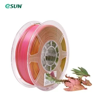 eSun ePLA-Silk Mystic - Triple Colors| 3D Printing Filament | 1.75 mm (1Kg) | Gold/Red/Green