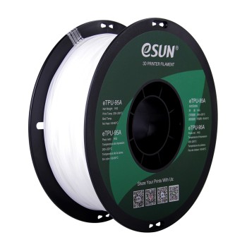 eSun eTPU-95A | 3D Printing Filament | 1.75 mm (1Kg) | White