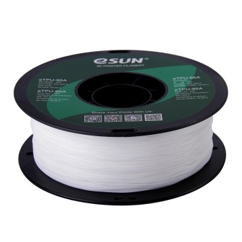 eSun eTPU-95A | 3D Printing Filament | 1.75 mm (1Kg) | White