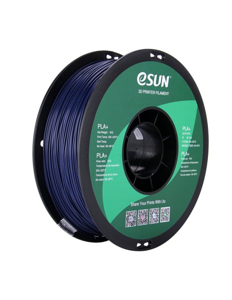 eSun PLA+ | 3D-Druck Filament | 1,75 mm (1Kg) | Dunkelblau