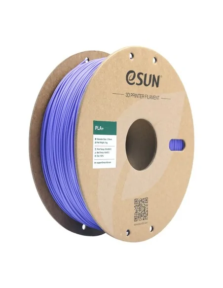 eSun PLA+ : Filament pour Impression 3D : 1,75 mm (1Kg) : Très Bleu Peri