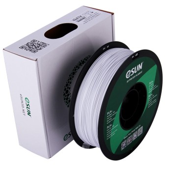 eSun PLA+ : 3D Printing Filament : 1.75 mm (1Kg) : Cool White