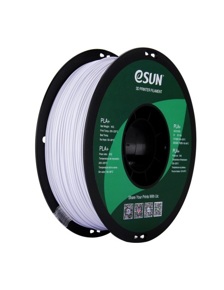 eSun PLA+ | 3D Druck Filament | 1.75 mm (1Kg) | Cool White