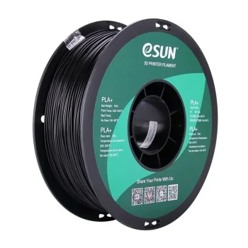 eSun PLA+ | 3D Printing Filament | 1.75 mm (1Kg) | Black