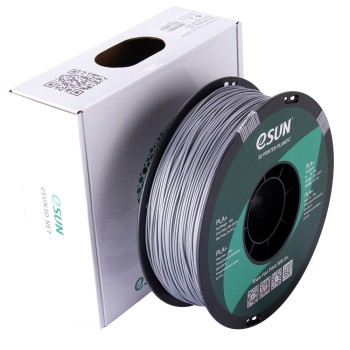 eSun PLA+ | 3D-Druck Filament | 1,75 mm (1Kg) | Silber