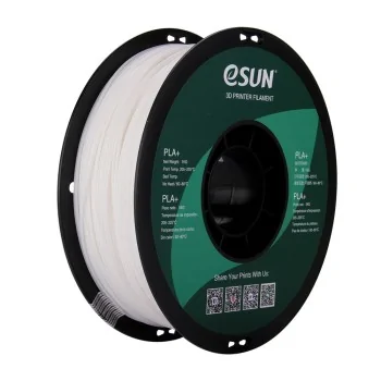 eSun PLA+ | 3D-printfilament | 1,75 mm (1 kg) | Hvid