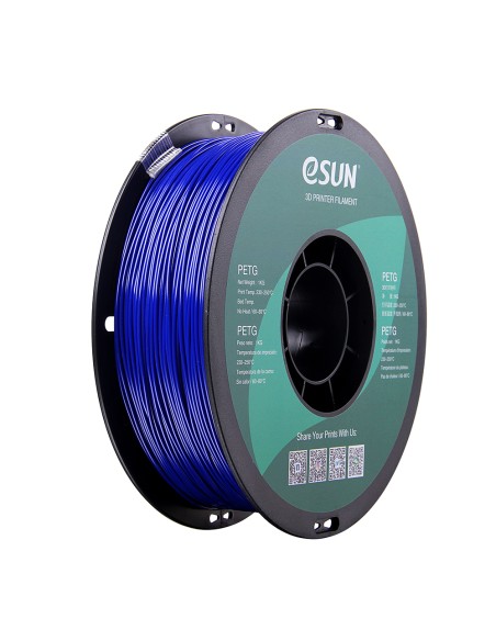 eSun PETG : 3D-Druck-Filament : 1.75 mm (1Kg) : Blau