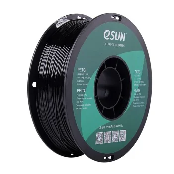 eSun PETG | 3D Druck Filament | 1.75mm (1Kg) | Schwarz