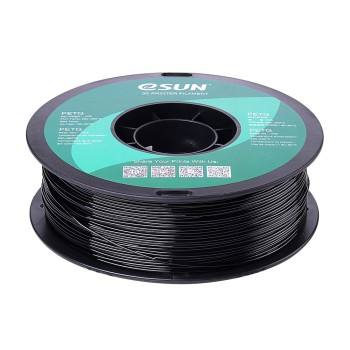 eSun PETG | Filamento para impressão 3D | 1.75mm (1Kg) | Preto