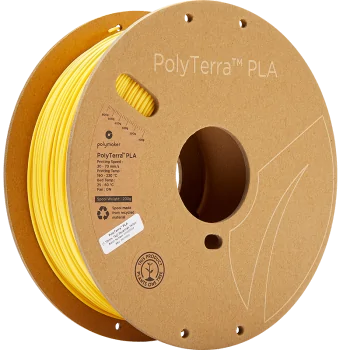 Polymaker PolyTerra PLA | 3D-Druck Filament | 1,75 mm (1Kg) | Gelb