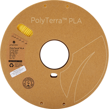 Polymaker PolyTerra PLA | Filamento para impressão 3D | 1,75 mm (1Kg) | Amarelo