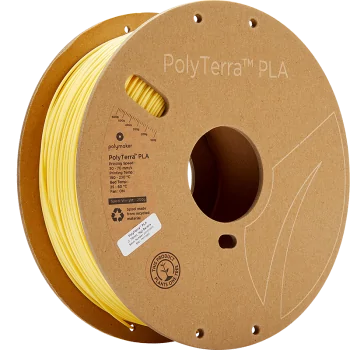 Polymaker PolyTerra PLA | 3D-Druck Filament | 1,75 mm (1Kg) | Bananengelb