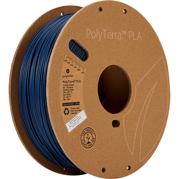 Polymaker PolyTerra PLA : Filament pour l'impression 3D : 1,75 mm (1Kg) : Bleu militaire