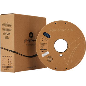 Polymaker PolyTerra PLA : Filament d'impression 3D : 1,75 mm (1Kg) : Bleu Militaire