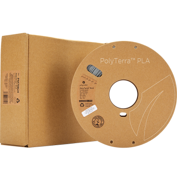 Polymaker PolyTerra PLA | 3D-Druck Filament | 1,75 mm (1Kg) | Grau