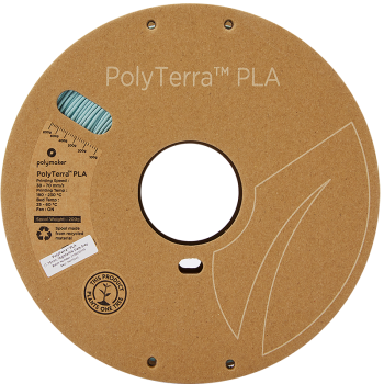 Polymaker PolyTerra PLA : Filamento para impressão 3D : 1,75 mm (1Kg) : Marble Slate Grey