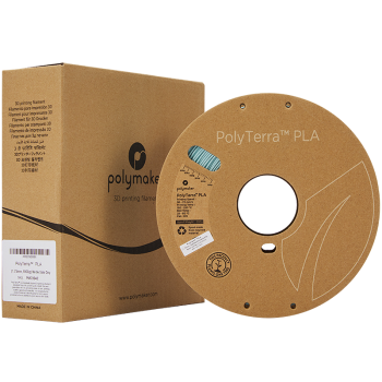 Polymaker PolyTerra PLA : 3D-Druck Filament : 1,75 mm (1Kg) : Marmor Schiefer Grau