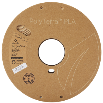 Polymaker PolyTerra PLA : Filament pour impression 3D : 1,75 mm (1Kg) : Brun cacahuète