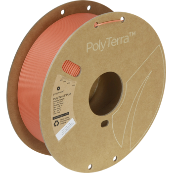 Polymaker PolyTerra PLA : Filamento para impressão 3D : 1,75 mm (1Kg) : Marble Brick Brown