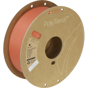 Polymaker PolyTerra PLA : Filamento para impressão 3D : 1,75 mm (1Kg) : Marble Brick Brown