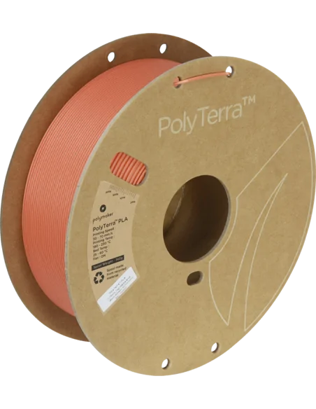 Polymaker PolyTerra PLA : Filamento para impressão 3D : 1,75 mm (1Kg) : Marble Brick Brown