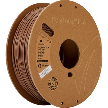 Polymaker PolyTerra PLA : 3D-Druck Filament : 1,75 mm (1Kg) : Military Brown