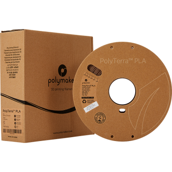 Polymaker PolyTerra PLA : Filamento para impressão 3D : 1,75 mm (1Kg) : Castanho militar