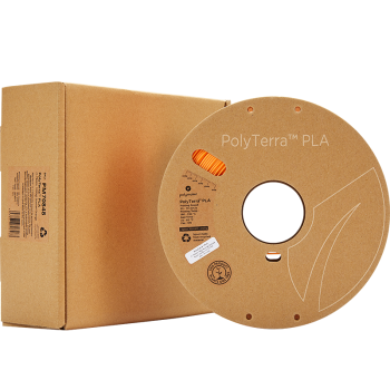 Polymaker PolyTerra PLA | Filamento para impressão 3D | 1,75 mm (1Kg) | Laranja