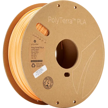 Polymaker PolyTerra PLA : 3D-Druck Filament : 1,75 mm (1Kg) : Pfirsich Orange