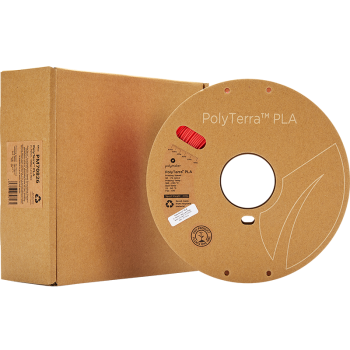 Polymaker PolyTerra PLA | 3D Druck Filament | 1,75 mm (1Kg) | Lava Rot