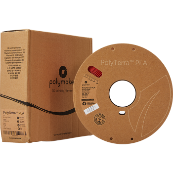 Polymaker PolyTerra PLA | 3D Druck Filament | 1,75 mm (1Kg) | Militär Rot