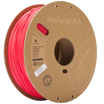 Polymaker PolyTerra PLA | Filamento para impressão 3D | 1,75 mm (1Kg) | Rosa