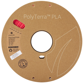 Polymaker PolyTerra PLA | Filamento para impressão 3D | 1,75 mm (1Kg) | Rosa