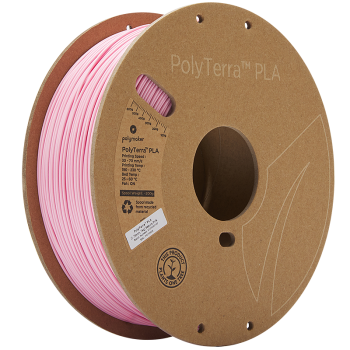 Polymaker PolyTerra PLA : Filamento para impressão 3D : 1,75 mm (1Kg) : Pink Sakura