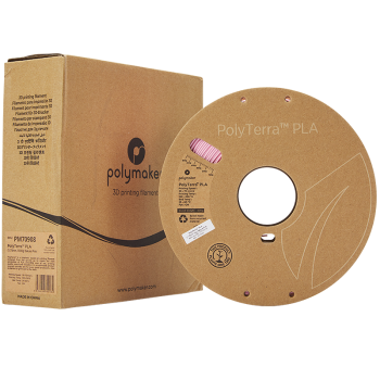 Polymaker PolyTerra PLA : 3D Printing Filament : 1,75 mm (1Kg) : Sakura Pink