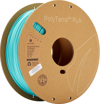 Polymaker PolyTerra PLA | 3D Druck Filament | 1,75 mm (1Kg) | Arktis Blau Grau