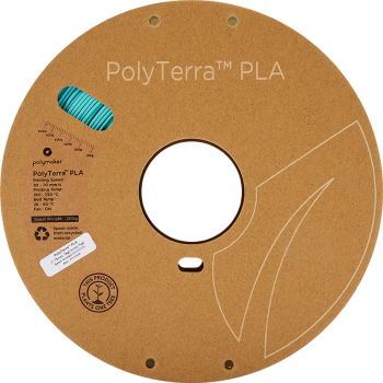 Polymaker PolyTerra PLA | Filamento para impressão 3D | 1,75 mm (1Kg) | Arctic Blue Grey