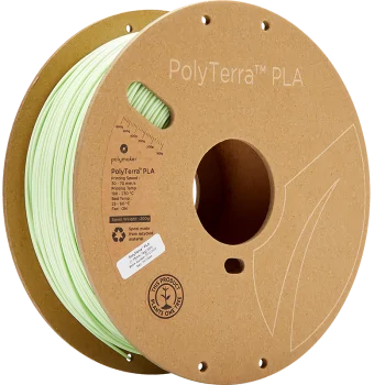 Polymaker PolyTerra PLA : 3D-Druck Filament : 1,75 mm (1Kg) : Mintgrün