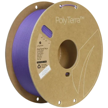 Polymaker PolyTerra PLA : Filament pour impression 3D : 1,75 mm (1Kg) : Violet indigo électrique