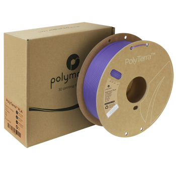 Polymaker PolyTerra PLA : Filament pour impression 3D : 1,75 mm (1Kg) : Violet indigo électrique