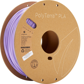 Polymaker PolyTerra PLA : 3D-Druck Filament : 1,75 mm (1Kg) : Lavendel Violett