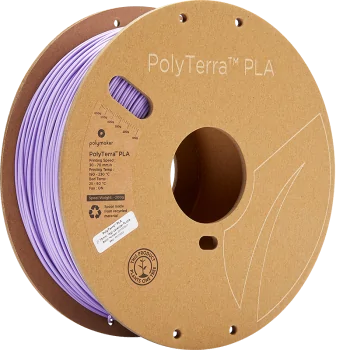 Polymaker PolyTerra PLA : Filament pour Impression 3D : 1,75 mm (1Kg) : Violet Lavande