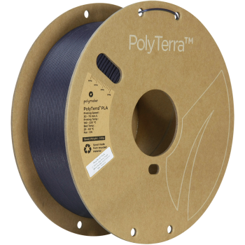 Polymaker PolyTerra PLA : Filamento para impressão 3D : 1,75 mm (1Kg) : Roxo militar