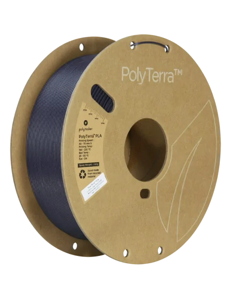 Polymaker PolyTerra PLA : Filamento para impressão 3D : 1,75 mm (1Kg) : Roxo militar