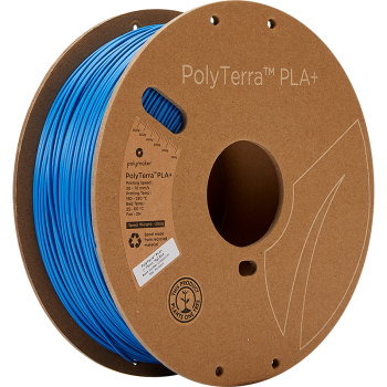 Polymaker PolyTerra PLA + : Filament pour impression 3D : 1,75 mm (1Kg) : Bleu