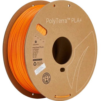 Polymaker PolyTerra PLA + | Filamento para impressão 3D | 1,75 mm (1Kg) | Laranja