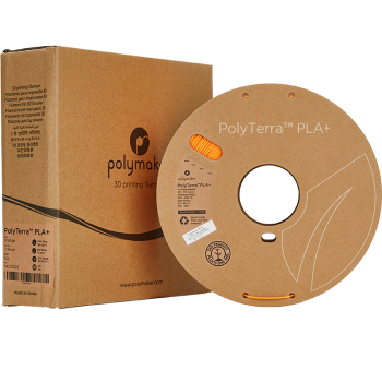 Polymaker PolyTerra PLA + | Filamento para impresión 3D | 1,75 mm (1Kg) | Naranja