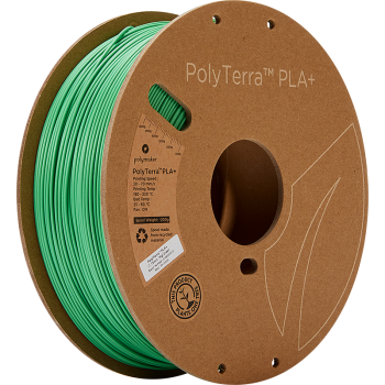 Polymaker PolyTerra PLA + : Filament pour impression 3D : 1,75 mm (1Kg) : Vert