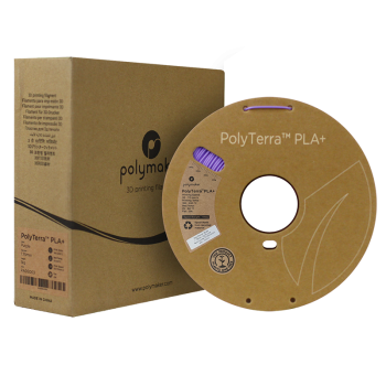 Polymaker PolyTerra PLA + | 3D-Druck Filament | 1,75 mm (1Kg) | Violett