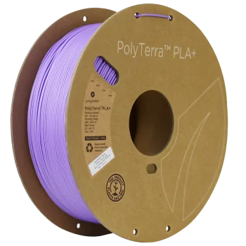 Polymaker PolyTerra PLA + | Filamento para impresión 3D | 1,75 mm (1Kg) | Violeta